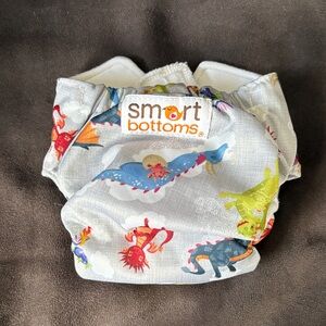 Newborn Dragon Print AIO Diaper